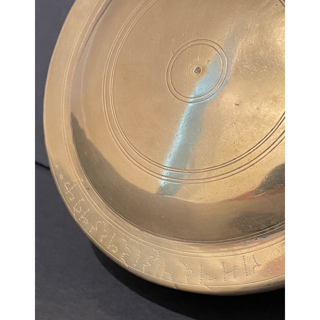 Indian Antique Indian Brass Chapati Box For Sale - Image 3 of 6