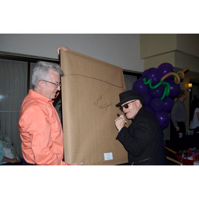 Wood 2026 Mark Lewis Original Vertical Abstract Painting - Cy Young Heritage For Sale - Image 7 of 7