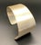 LEUF Modernist Adjustable Sterling Silver Cuff Bracelet. Markings throughout inside of Cuff. Hallmarked - Cuff is adjustable.