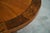 1920s Art Deco Pedestal Table in Walnut, Oak and Brass from De Coene Frères, Belgium, 1930s For Sale - Image 5 of 14