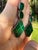 Circa 1970s Malachite & 970 Silver Articulated Drop Earrings With 14k Gold Posts, Pair For Sale - Image 16 of 18