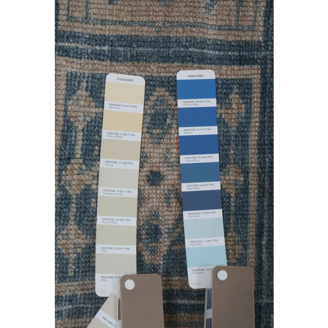 Distressed Low Pile Caucasian Rug For Sale - Image 12 of 13