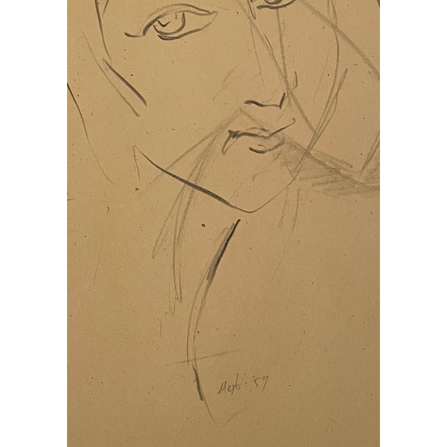 Drawing from the estate of Northwest School artist Neil Meitzler (1930 - 2009). Signed and dated. Meitzler's work can be...