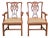 Beautifully Lacquered Chippendale Style Chairs, a Pair For Sale