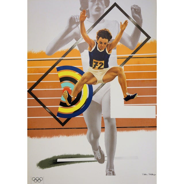 Phillips Peter, Athletisme, Lithograph For Sale