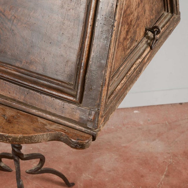 Louis XIV Choir Lectern with Wrought Iron Base For Sale - Image 10 of 18