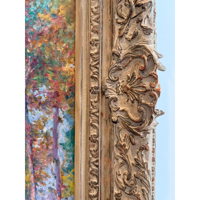 Impressionist 19th Century Impressionist Painting in the Style of Claude Monet For Sale - Image 3 of 4