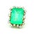 Vintage 1960s 14K Yellow Gold Colombian Emerald Diamond Cocktail Ring, 36.42 Ct For Sale - Image 10 of 16