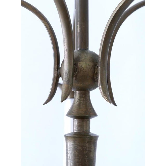 Art Deco Five-Flamed Ceiling Lamp, Germany, 1930s For Sale - Image 16 of 18