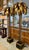 Monumental Pair of Maison Jansen Gilt Metal Palm Tree Floor Lamps For Sale - Image 9 of 16