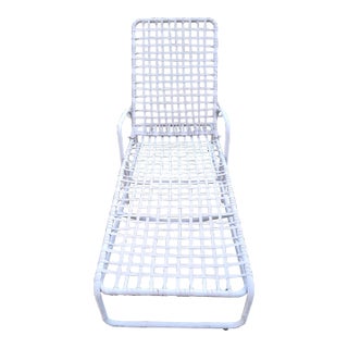 1950s Adjustable Chaise Lounge Chair For Sale