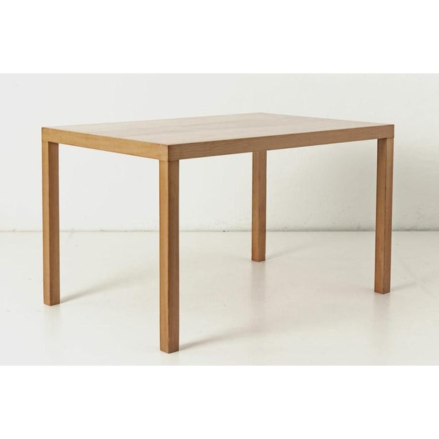 Dining Table in Beech and Walnut, Switzerland, 1950s For Sale - Image 9 of 9