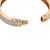 Vintage 2.30 Carat Diamond 14k Yellow Gold Bangle Bracelet For Sale In Los Angeles - Image 6 of 6