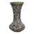 Tall Prem Collection Artisan Made Black & White Vase with Dripping Décor For Sale