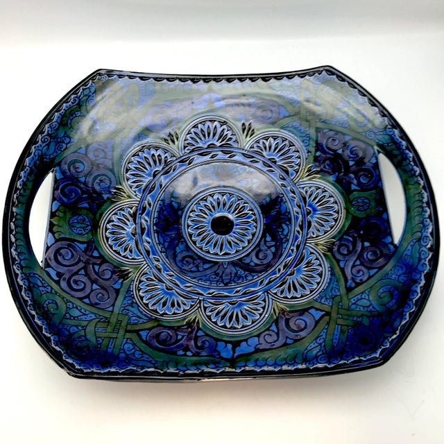 Moroccan Vintage Moroccan Safi Wall Hanging Platter For Sale - Image 3 of 4