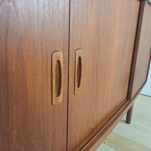 Wood Mid-Century Danish Sideboard in Teak by H.P. Hansen, 1960s For Sale - Image 7 of 10