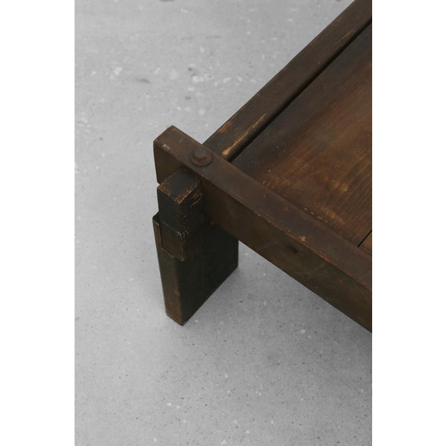 Late 19th Century Primitive Rectangular Coffee Table For Sale In Jacksonville, FL - Image 6 of 7