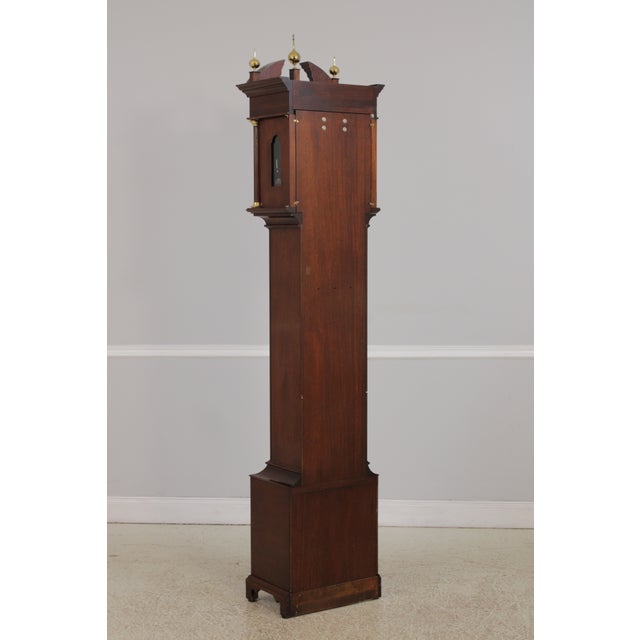 Stickley Colonial Williamsburg Mahogany Grandfather Clock For Sale - Image 13 of 18