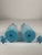 Glass Rare Pair of Fratelli Toso Murano Vintage Italian Glass Decanters For Sale - Image 7 of 10