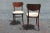 Brown 1950s Modern Side Chairs a - Pair For Sale - Image 8 of 9