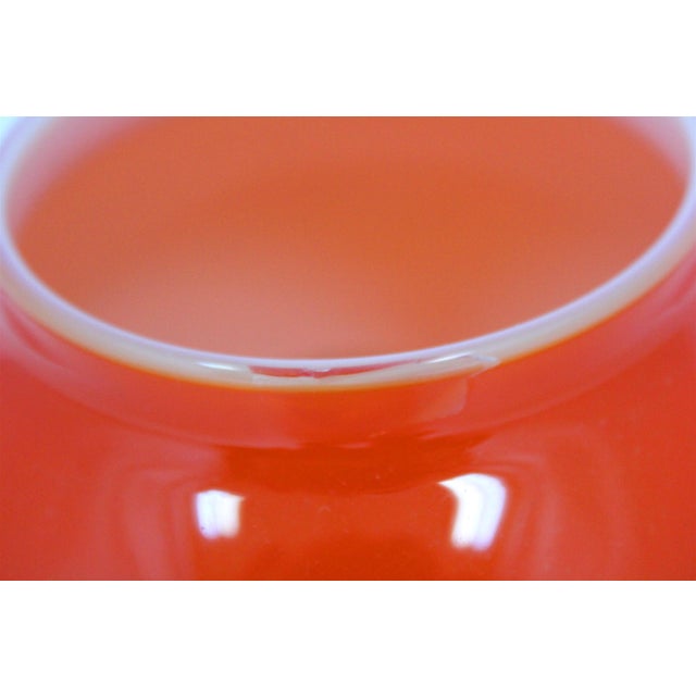 Vintage Red Glass Table Lamp attributed to Štěpán Tabery, Former Czechoslovakia, 1970s For Sale - Image 9 of 10