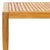 Spritely Home Samoa Brazilian Teak Patio Coffee Table, Natural For Sale - Image 4 of 9