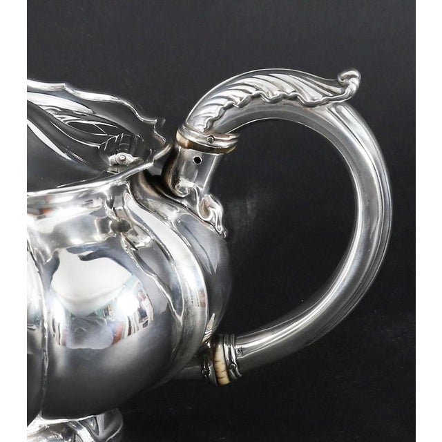 Gold Antique Georgian Sterling Silver Teapot by Paul Storr, 19th Century For Sale - Image 8 of 18