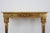 Gold Louis XVI Style Gilt Wall Console with Onyx Marble Top, Italy, 1950s For Sale - Image 8 of 12