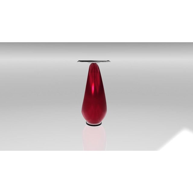 Contemporary Ebe Umbrian Red Console Table from Eje-Design For Sale - Image 3 of 10