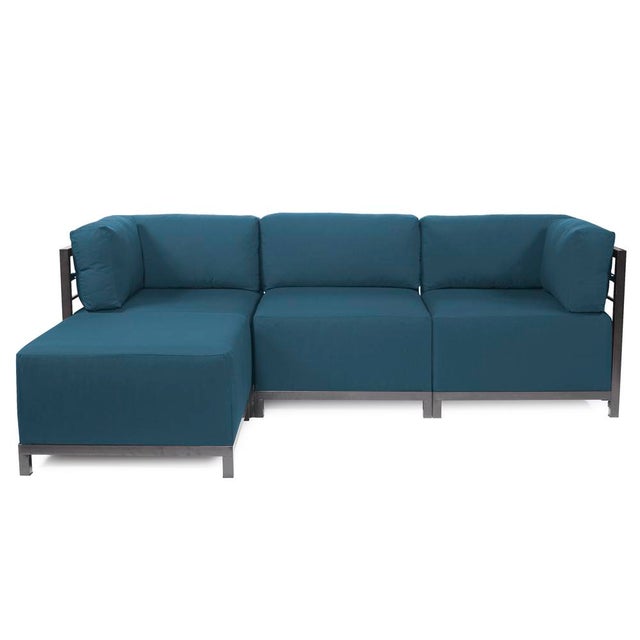 Axis Chair Seascape Turquoise Titanium Frame For Sale In Chicago - Image 6 of 7