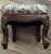 Mid 20th Century Vintage Early/Mid 20th Victorian Style Mahogany Wood and Upholstered Footstool For Sale - Image 5 of 10