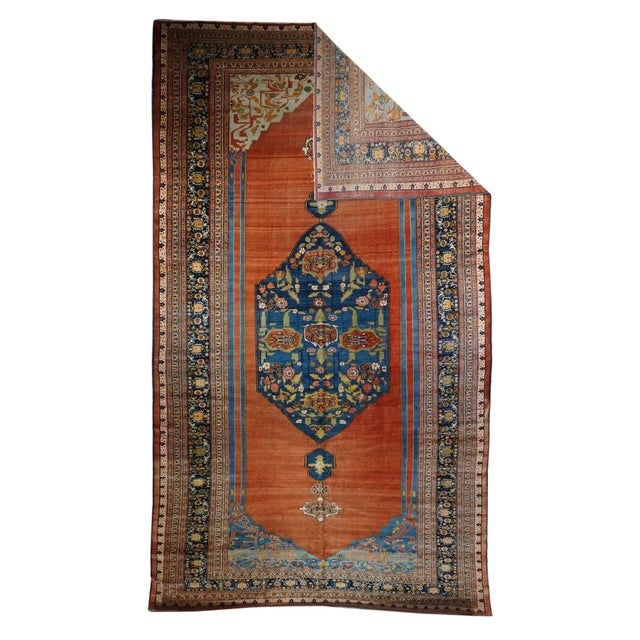 Late 18th Century Late 18th Century Antique Haji Jalili Rug 9'7'' x 17'7'' For Sale - Image 5 of 12