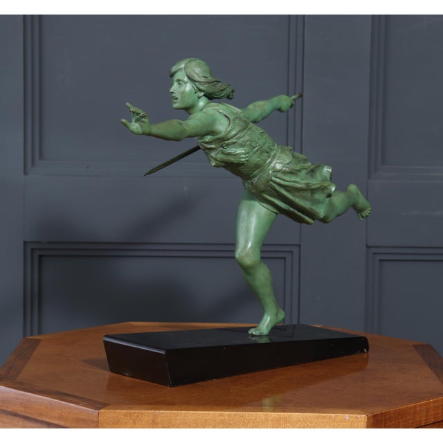 Emile Carlier, The Huntress, 1925, Metal For Sale - Image 16 of 18