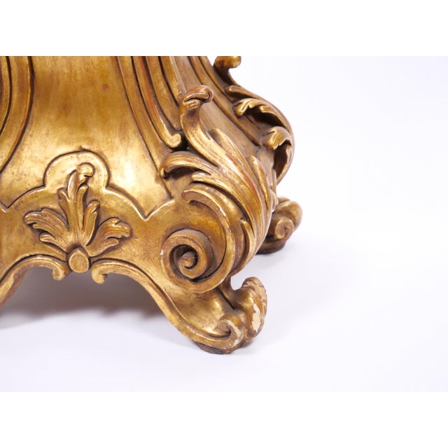 Wood Italian Venetian-Style Blackamoor Torchiere Floor Lamp, Circa 1940's For Sale - Image 7 of 15