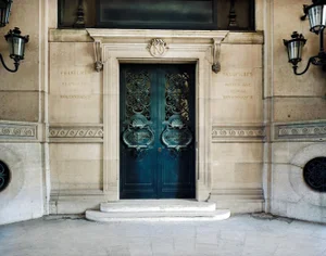 Guy Sargent, The Louvre Museum Porte Napoleon, Archival Pigment Print
