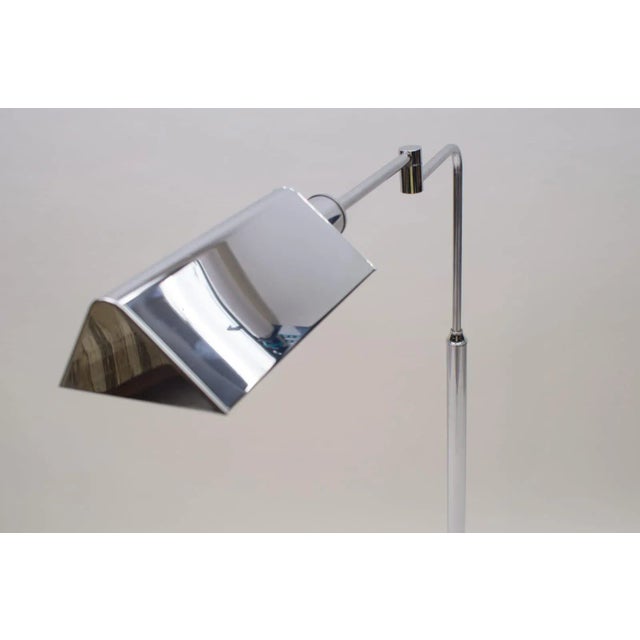 German Chrome Swivel Floor Lamp, 1970s For Sale - Image 6 of 14