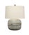 2020s Cocoon Table Lamp, White Washed Bamboo For Sale - Image 5 of 5