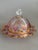 American Antique American Amberina Art Glass Butter Cheese Covered Dish 1880s For Sale - Image 3 of 13