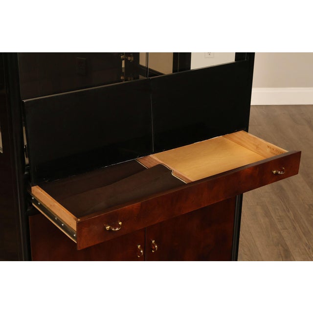 Wood Henredon Scene Three Display Curio Cabinet For Sale - Image 7 of 18
