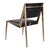 "Vanquish" Chair With Bronze and Tailor Made Leather For Sale In Los Angeles - Image 6 of 8