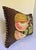 Vintage “Golden Melon” Needlepoint Pillow in the Style of Lycette Designs With Down Insert For Sale In Los Angeles - Image 6 of 11