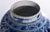 Pair of Chinese Blue and White Porcelain Lidded Jars With Stands For Sale - Image 9 of 10