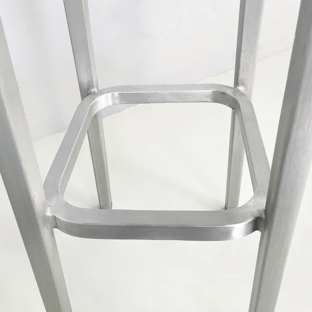Postmodern American Aluminum Stool by Philippe Starck for Emeco, 2000s For Sale - Image 11 of 16