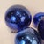 Late 19th Century Indigo Blue Spheres in Eglomisé Glass, France, 1930s, Set of 4 For Sale - Image 17 of 18