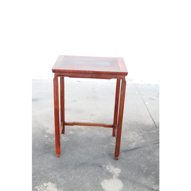 Pair of Ming Style Asian End Tables For Sale In Houston - Image 6 of 10