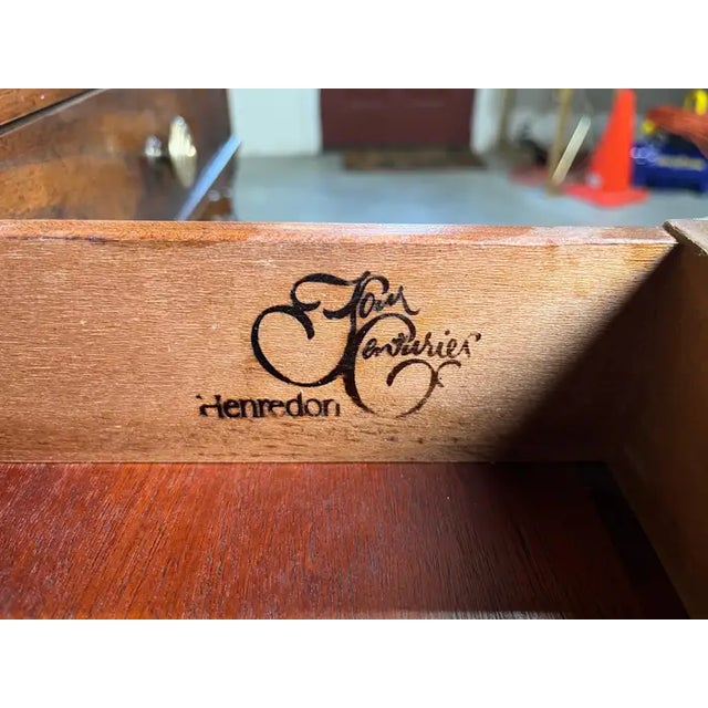 Henredon Four Centuries English Oak Barley Twist Flip Top Buffet Server For Sale - Image 10 of 10