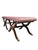 Vintage Dorothy Draper Espana Pink Velvet Bench With Curule Legs For Sale In Charlotte - Image 6 of 15