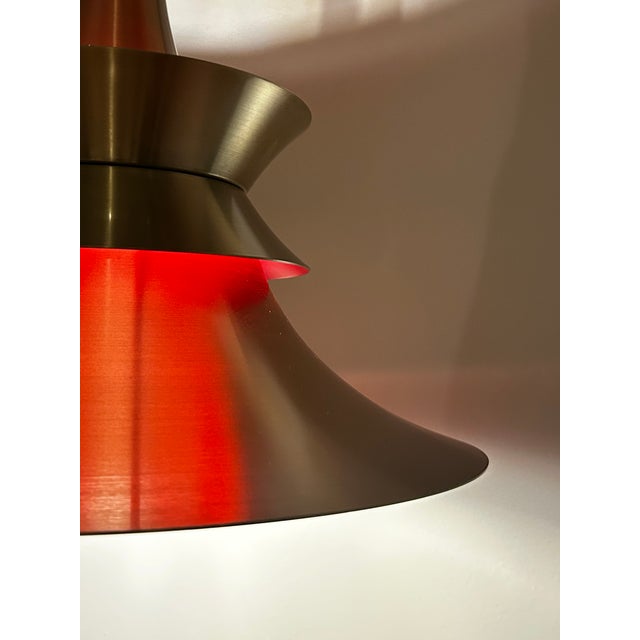 1970s Pendant Lamp attributed to Bent Nordsted for Lyskær, 1970s For Sale - Image 5 of 10