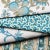 2020s Schumacher Leonie Vermicelli Fabric In Teal For Sale - Image 5 of 5