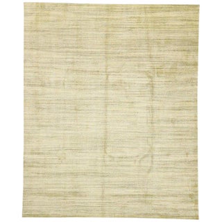 Earth-Tone Transitional Neutral Area Rug - 7′10″ × 9′10″ For Sale